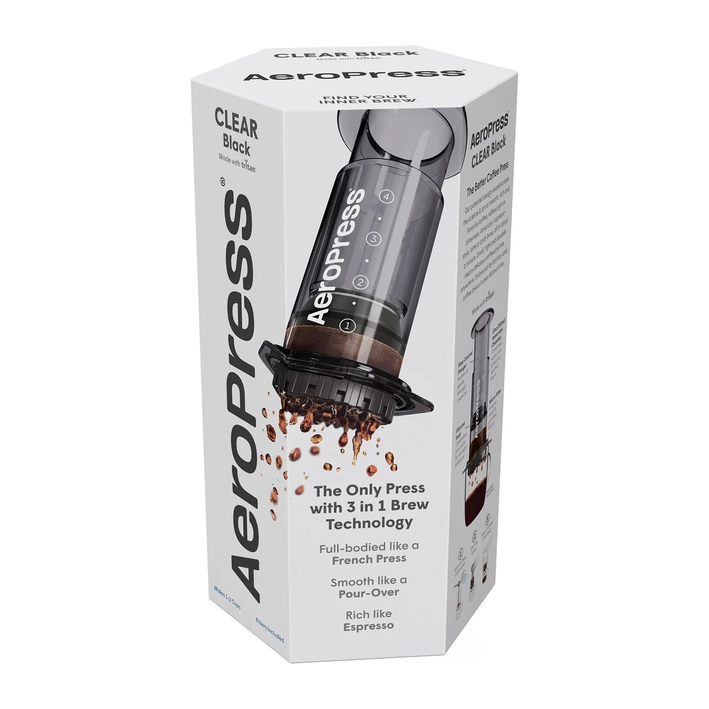 AeroPress - Coffee Maker - Clear Black